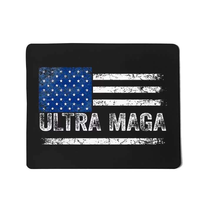 Ultra Maga Us Flag Usa Top American Ultra Mega Mousepad