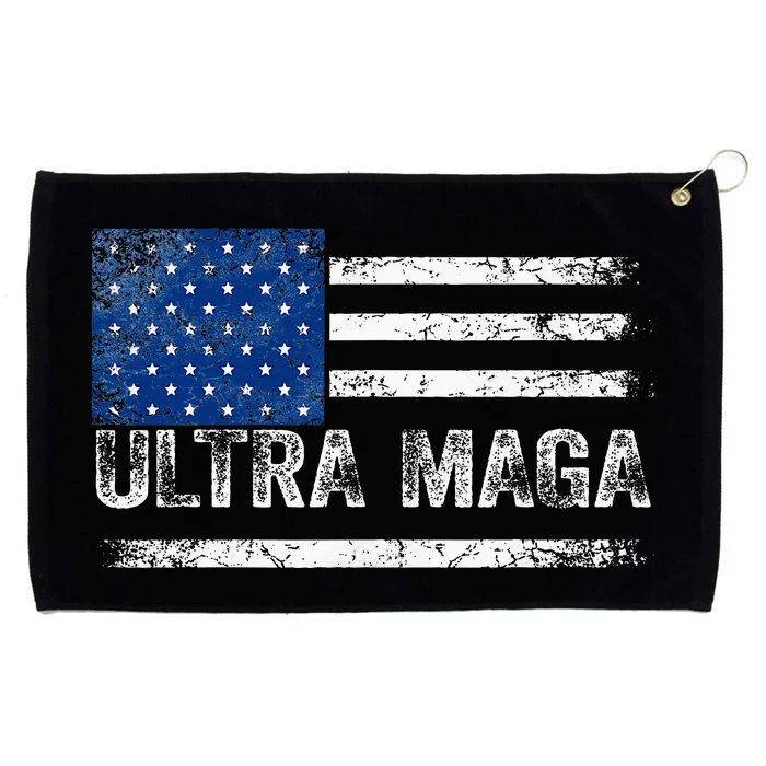 Ultra Maga Us Flag Usa Top American Ultra Mega Grommeted Golf Towel