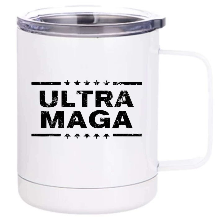 Ultra Maga Front & Back 12oz Stainless Steel Tumbler Cup