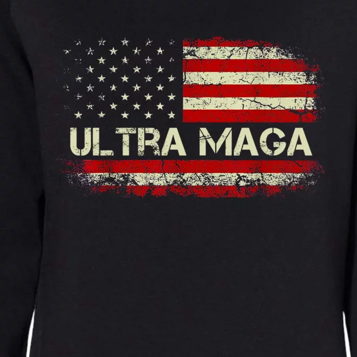 Ultra Maga Womens California Wash Sweatshirt