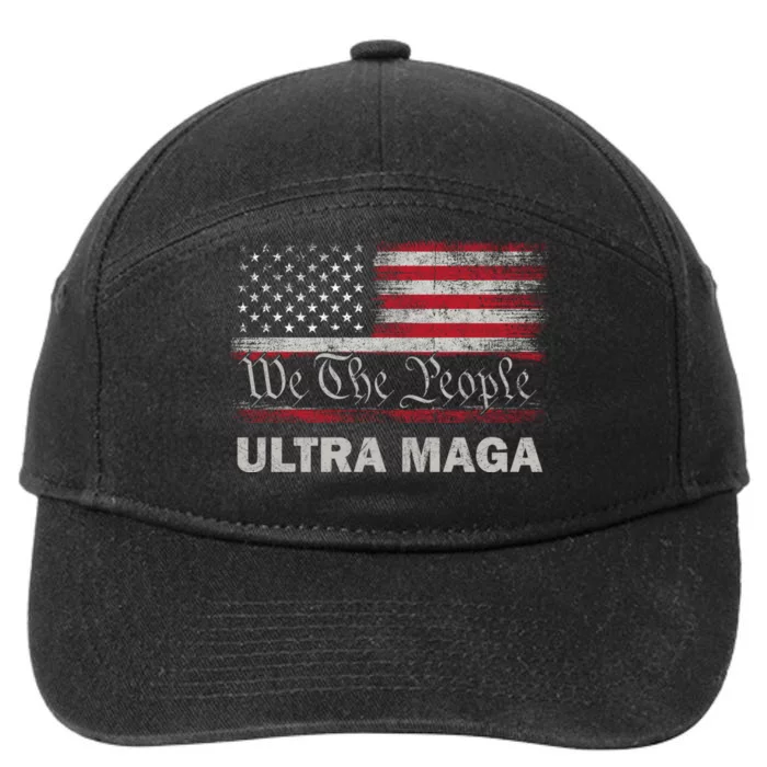 Ultra Maga 7-Panel Snapback Hat