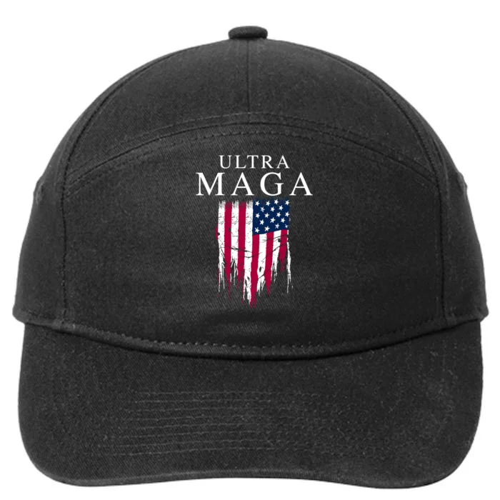 Ultra Maga 7-Panel Snapback Hat