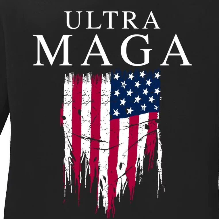 Ultra Maga Ladies Long Sleeve Shirt