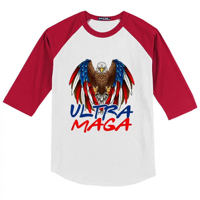 Ultra MAGA Kids Colorblock Raglan Jersey