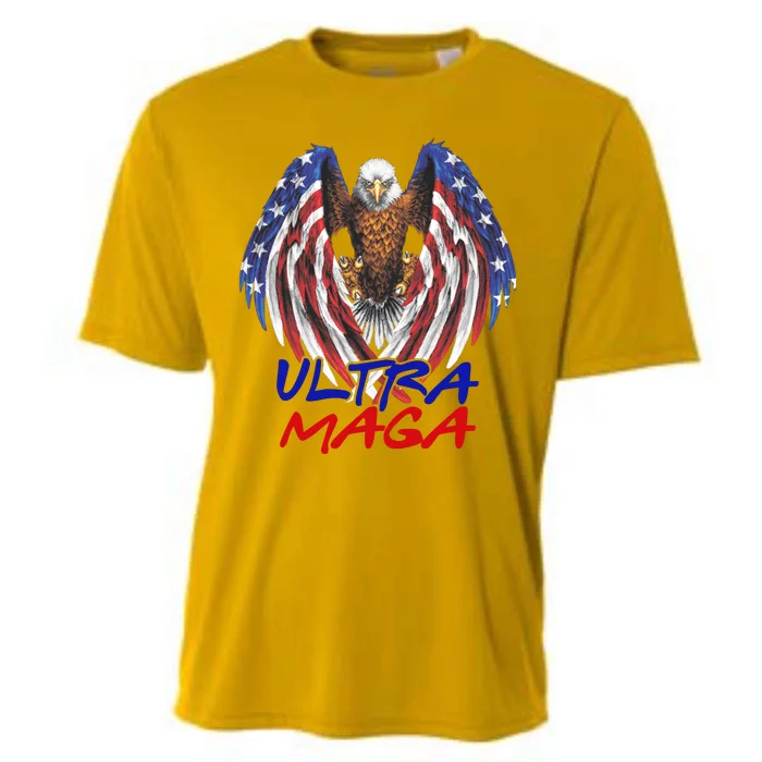 Ultra Maga USA Eagle Cooling Performance Crew T-Shirt