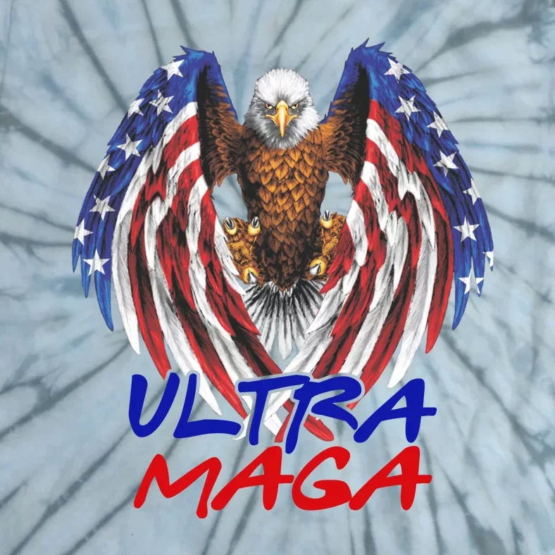 Ultra Maga USA Eagle Tie-Dye T-Shirt