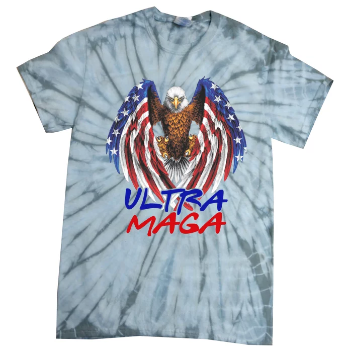 Ultra Maga USA Eagle Tie-Dye T-Shirt