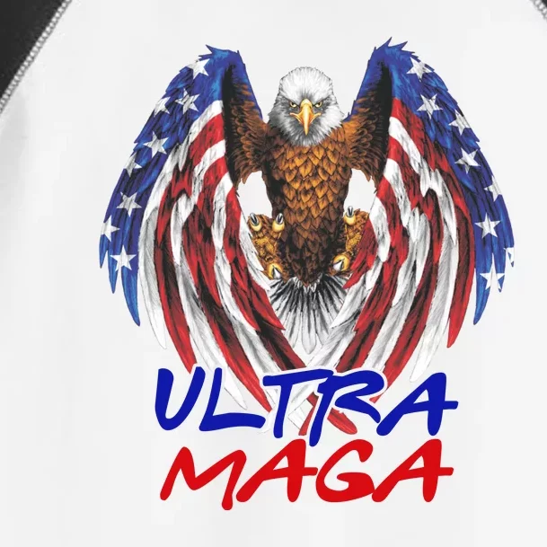 Ultra Maga USA Eagle Toddler Fine Jersey T-Shirt