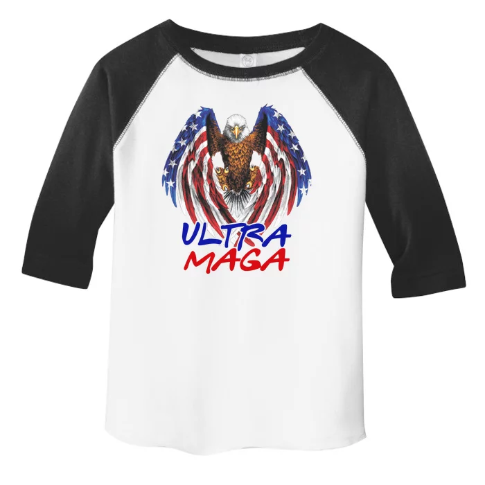 Ultra Maga USA Eagle Toddler Fine Jersey T-Shirt