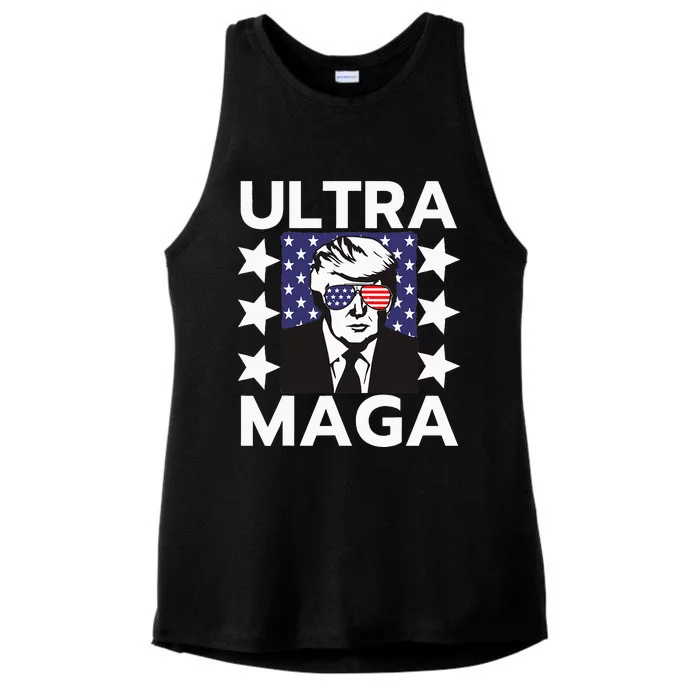 Ultra Maga Ladies Tri-Blend Wicking Tank