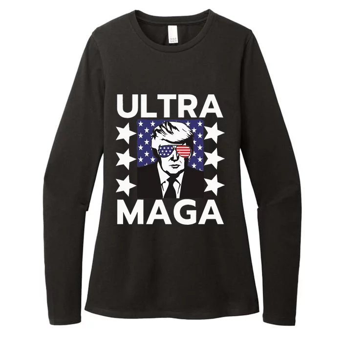 Ultra Maga Womens CVC Long Sleeve Shirt