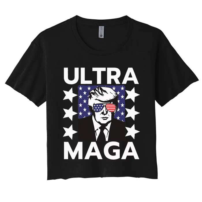 Ultra Maga Women's Crop Top Tee