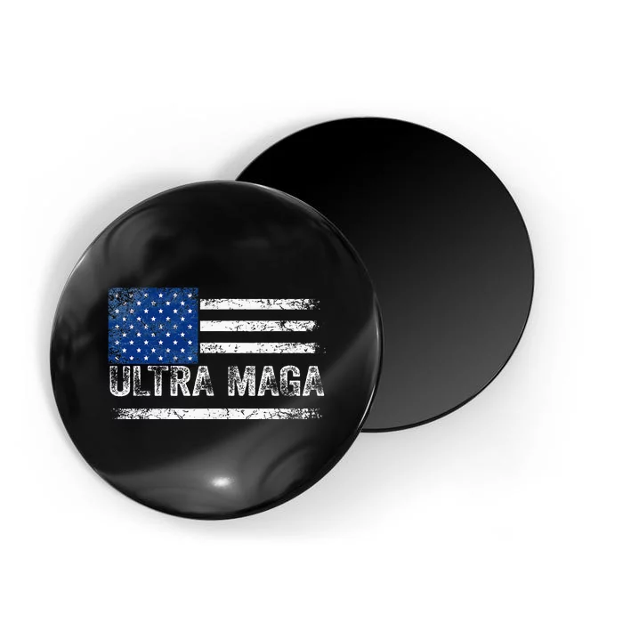 Ultra Maga Us Flag Usa Top American Ultra Mega Magnet