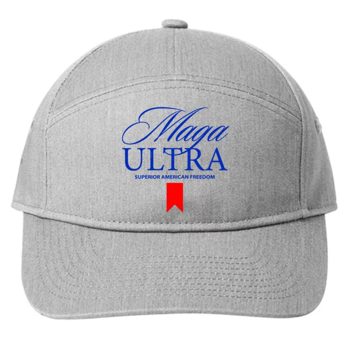 Ultra Maga 7-Panel Snapback Hat