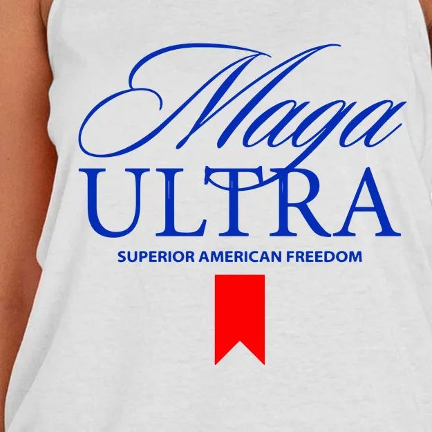 Ultra Maga Women's Knotted Racerback Tank