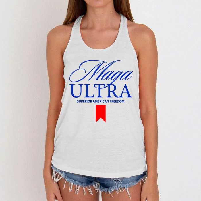 Ultra Maga Women's Knotted Racerback Tank