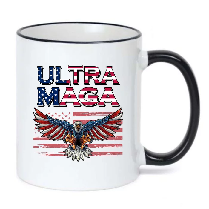 Ultra Maga USA Eagle Black Color Changing Mug