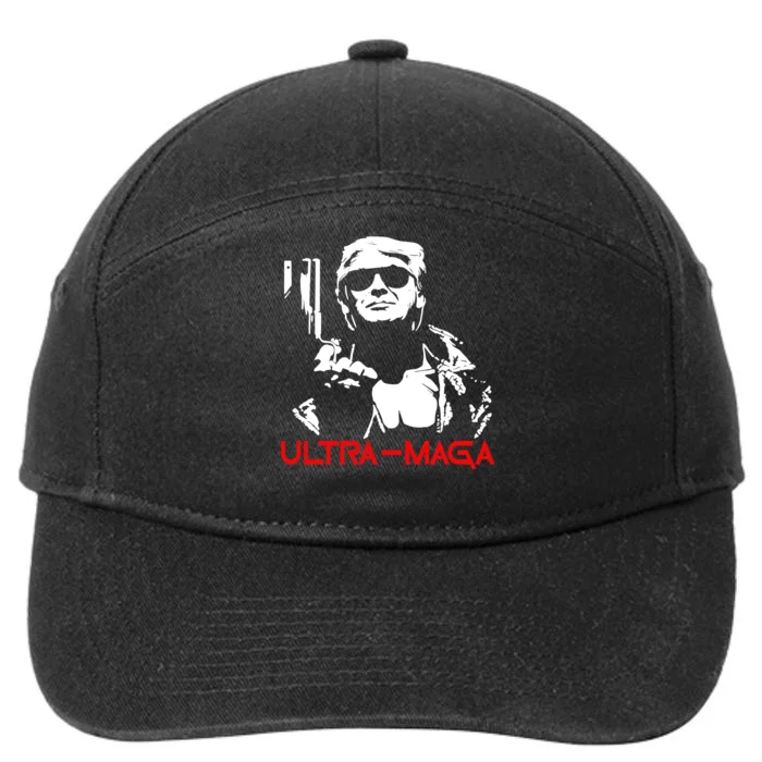 Ultra Maga 7-Panel Snapback Hat