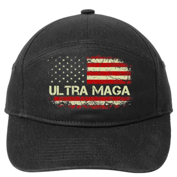 Ultra Maga Ultra Maga 7-Panel Snapback Hat