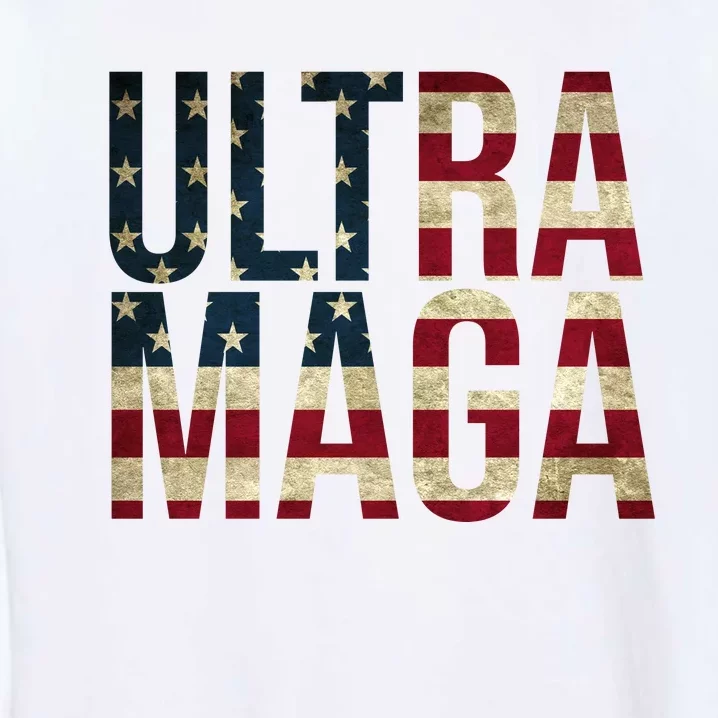 Ultra Maga USA Flag Garment-Dyed Sweatshirt