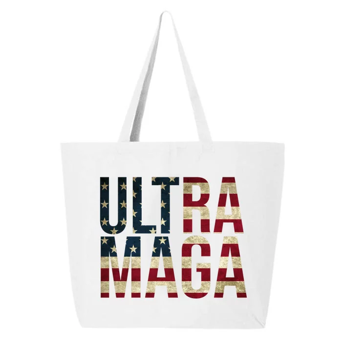 Ultra Maga USA Flag 25L Jumbo Tote