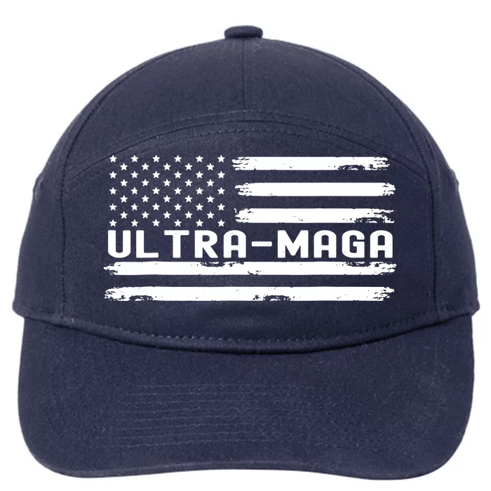 Ultra Maga 7-Panel Snapback Hat