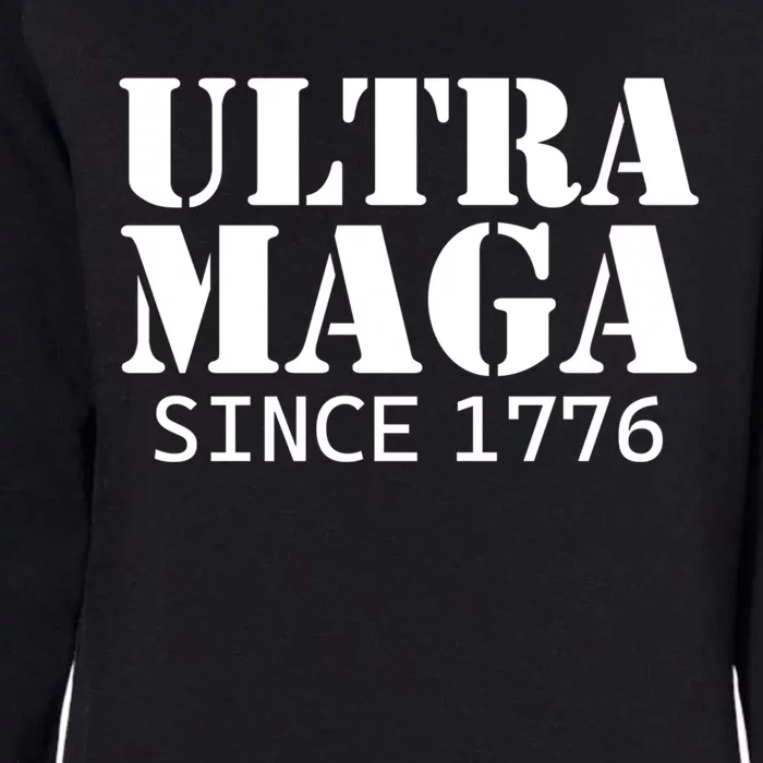 Ultra Maga Womens California Wash Sweatshirt