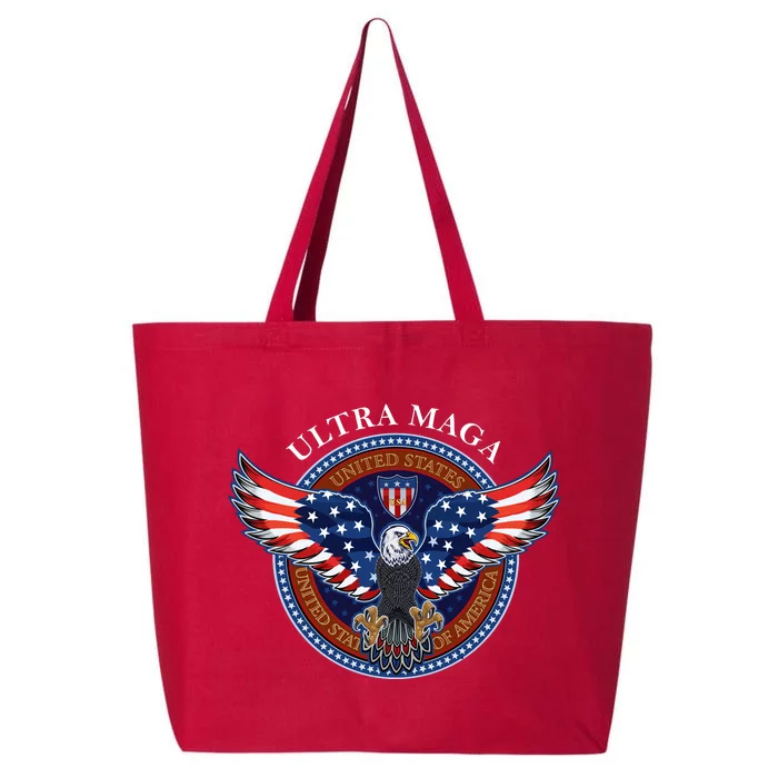 Ultra MAGA USA Eagle Crest Trump 2024 United States America 25L Jumbo Tote