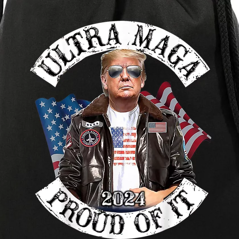 Ultra Maga And Proud Of It Drawstring Bag