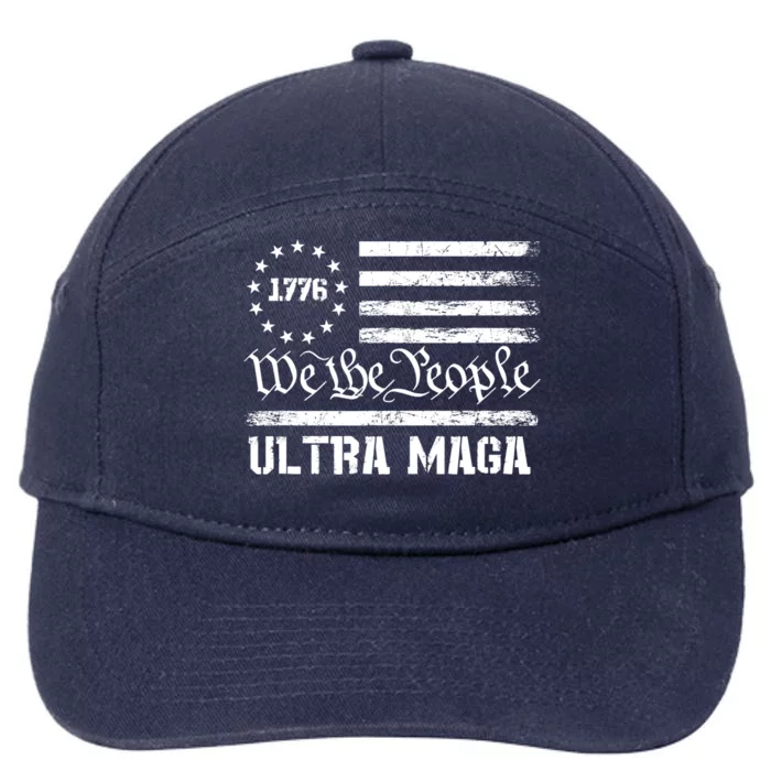 Ultra MAGA 7-Panel Snapback Hat