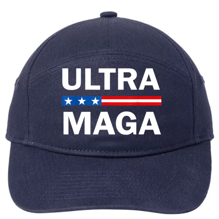 Ultra MAGA 7-Panel Snapback Hat