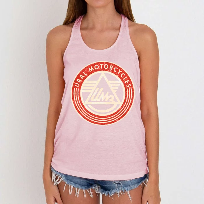 Ural Motorcycles Vintage Women's Knotted Racerback Tank