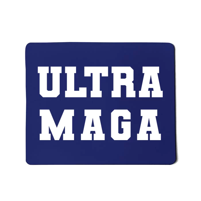 Ultra MAGA Varsity College Font Logo Mousepad