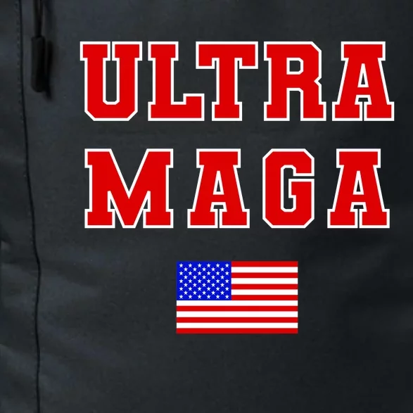 Ultra MAGA Varsity USA United States Flag Logo Daily Commute Backpack