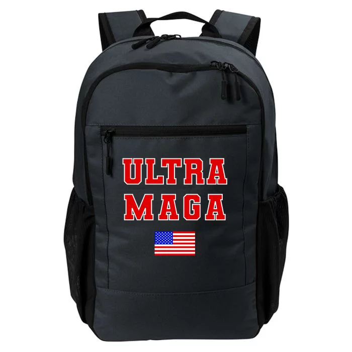 Ultra MAGA Varsity USA United States Flag Logo Daily Commute Backpack