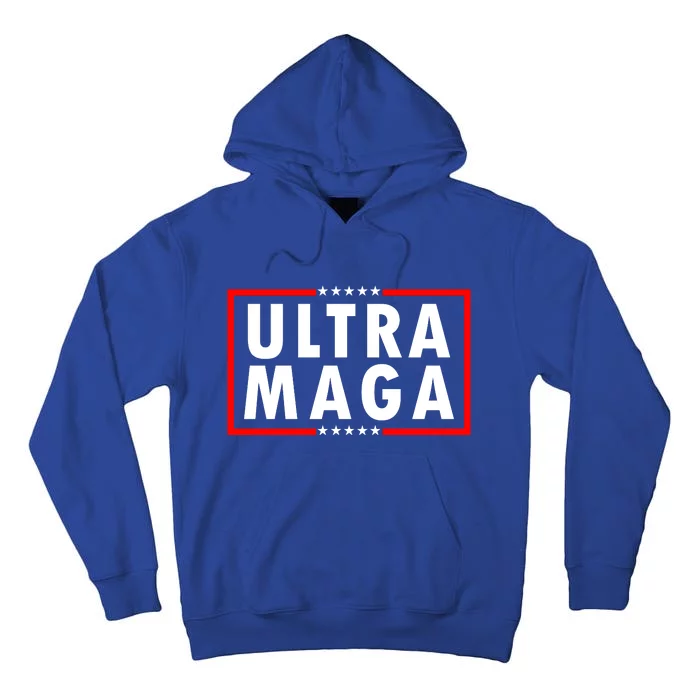 Ultra MAGA Varsity USA United States Of America Tall Hoodie