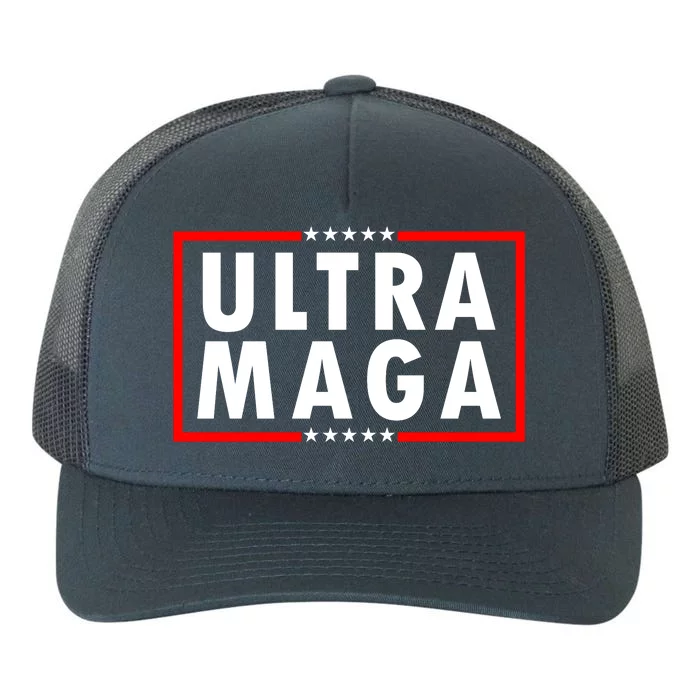 Ultra MAGA Varsity USA United States Of America Yupoong Adult 5-Panel Trucker Hat