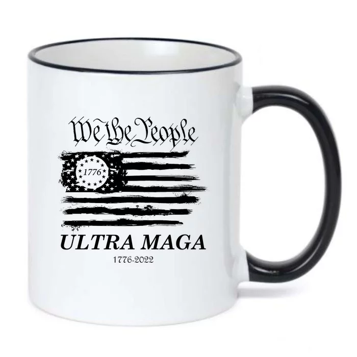 Ultra MAGA We The People Proud Betsy Ross Flag 1776 2022 Black Color Changing Mug