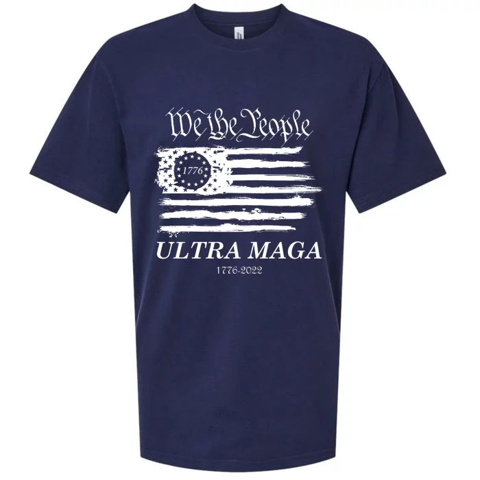 Ultra MAGA We The People Proud Betsy Ross Flag 1776 2022 Sueded Cloud Jersey T-Shirt