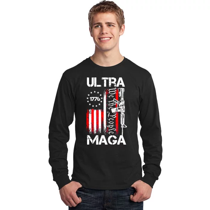 Ultra MAGA We The People 1776 2024 Tall Long Sleeve T-Shirt