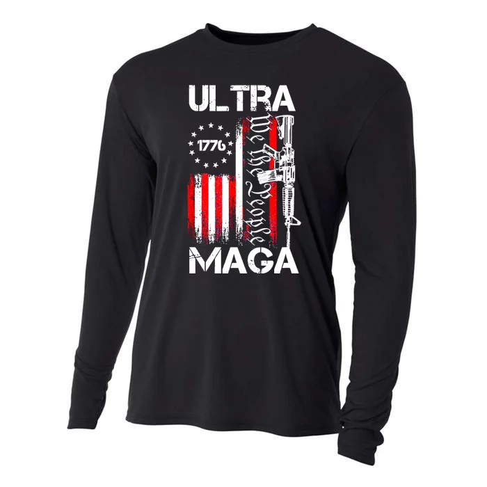 Ultra MAGA We The People 1776 2024 Cooling Performance Long Sleeve Crew