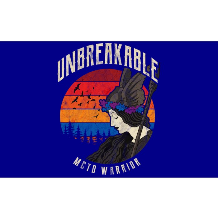 Unbreakable Mctd Warrior Vintage Sunset Funny Gift Bumper Sticker