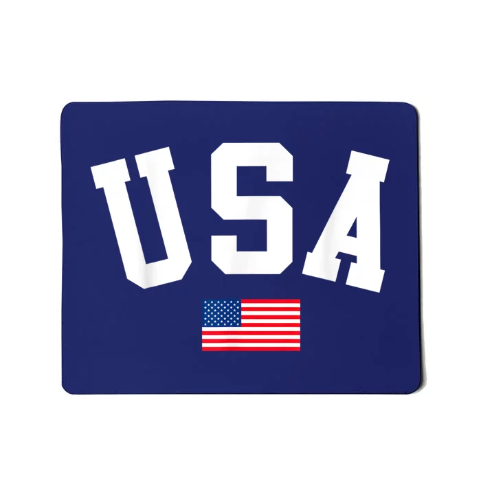 USA Men Women American Flag Patriotic 4th Of July Mousepad