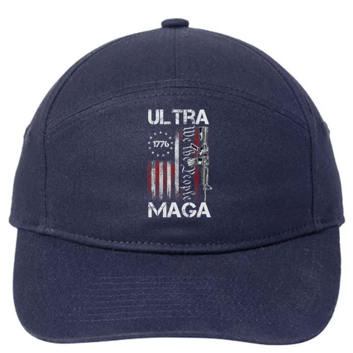 Ultra Maga We The People Proud Ultra Maga 7-Panel Snapback Hat