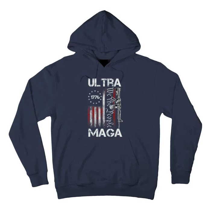 Ultra Maga We The People Proud Ultra Maga Tall Hoodie