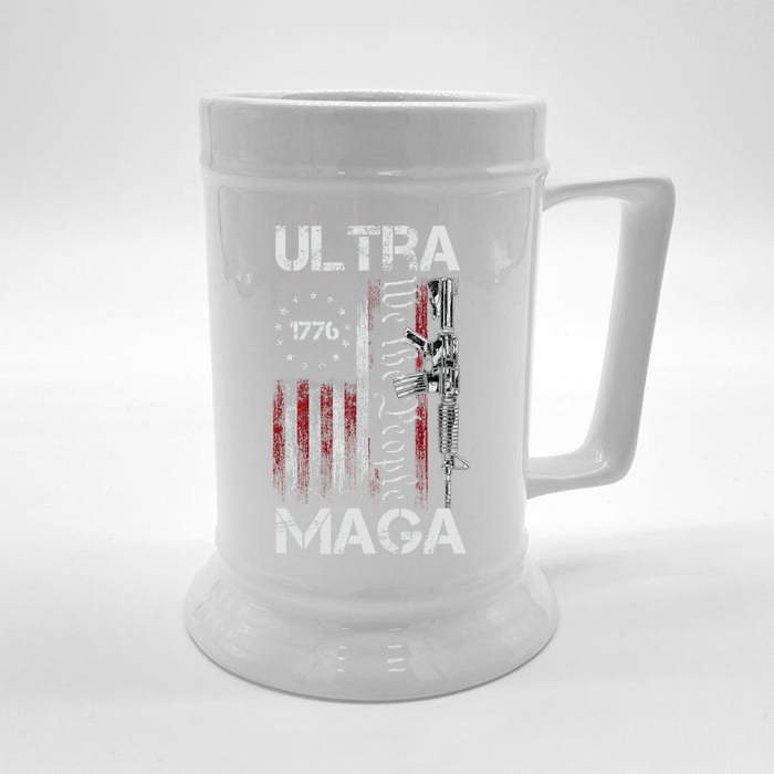 Ultra Maga We The People Proud Ultra Maga Front & Back Beer Stein