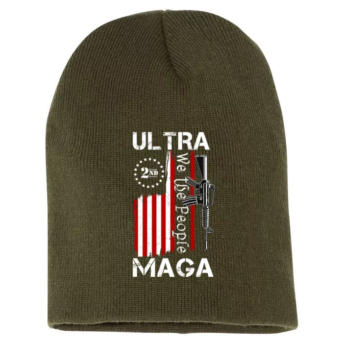 Ultra MAGA We The People 2nd Amendment Short Acrylic Beanie