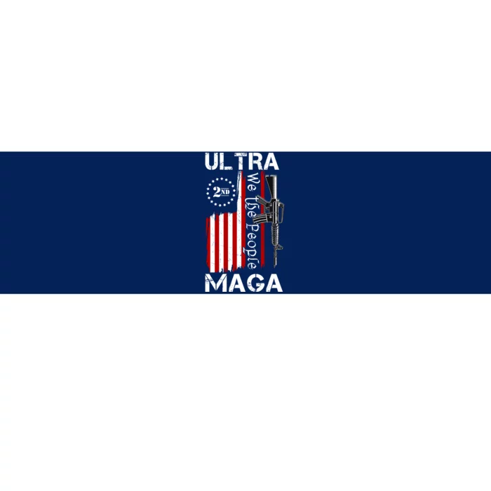 Ultra MAGA We The People 2nd Amendment Bumper Sticker