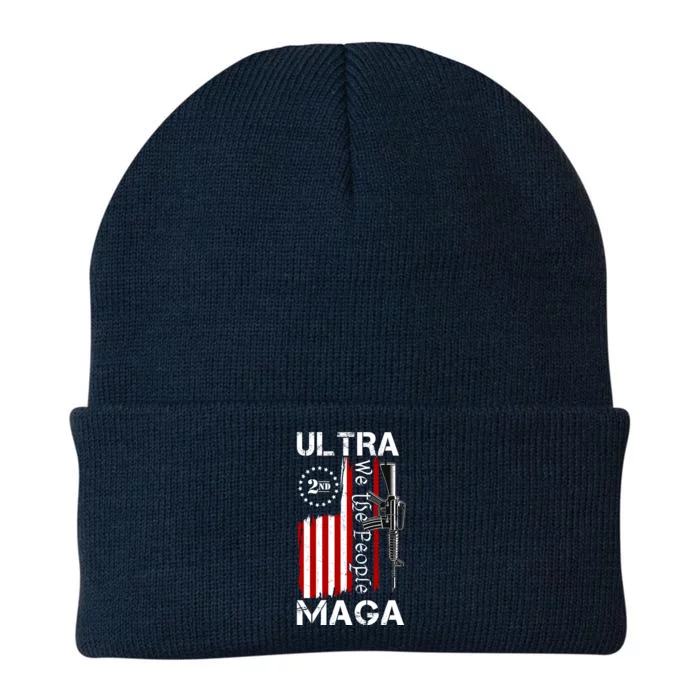 Ultra MAGA We The People 2nd Amendment Knit Cap Winter Beanie