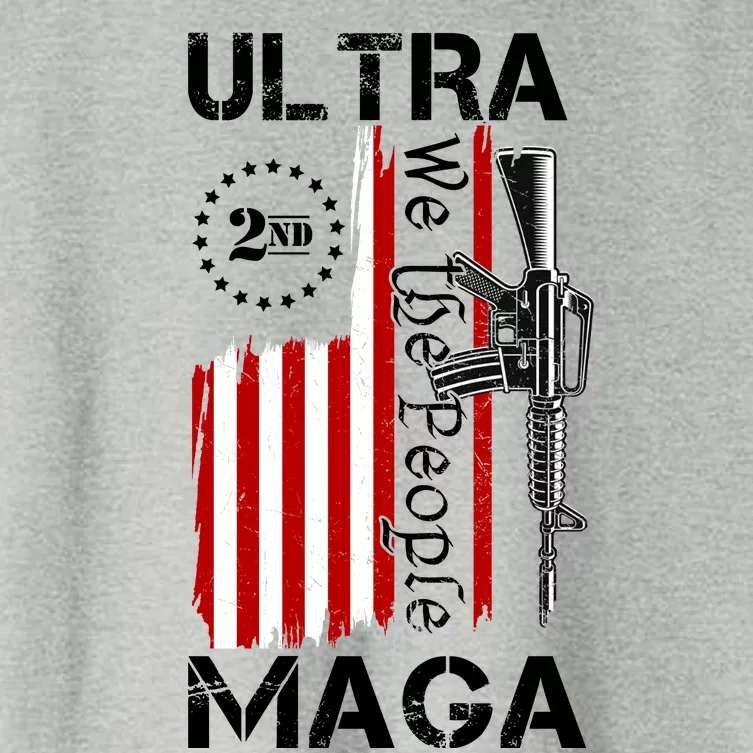 Ultra MAGA We The People 2nd Amendment Women's Crop Top Tee